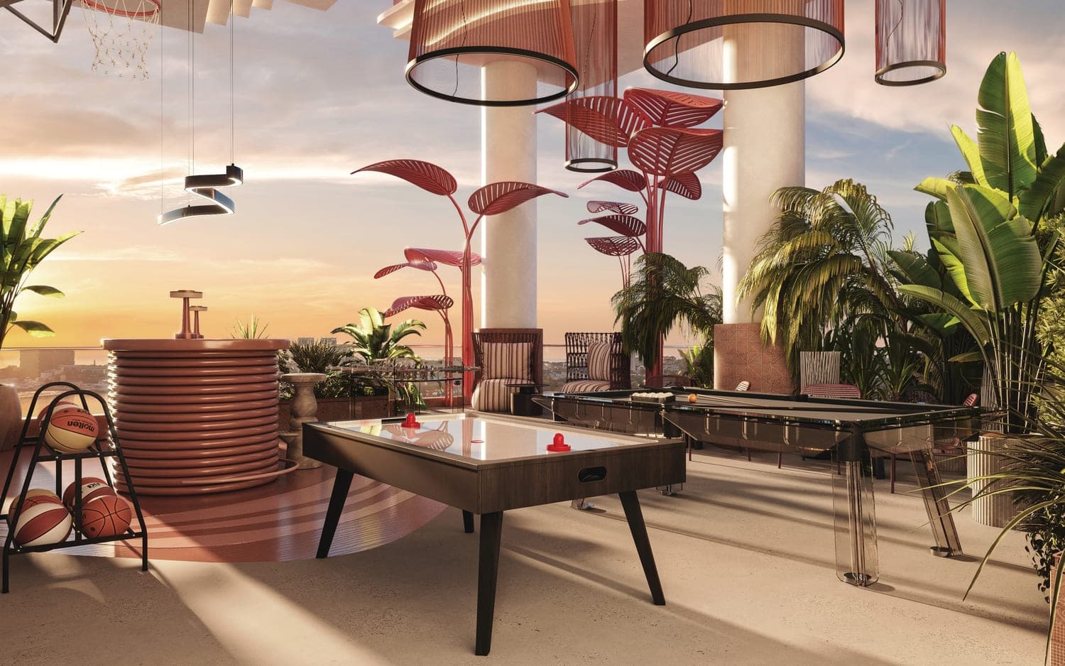 Allura amenity Game Terrace - JVC (Jumeirah Village Circle), Dubai - by Citi Developers
