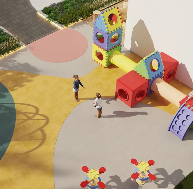 Almaara Residences amenity Kids Play Area - Al Furjan, Dubai - by Hamara Home Development
