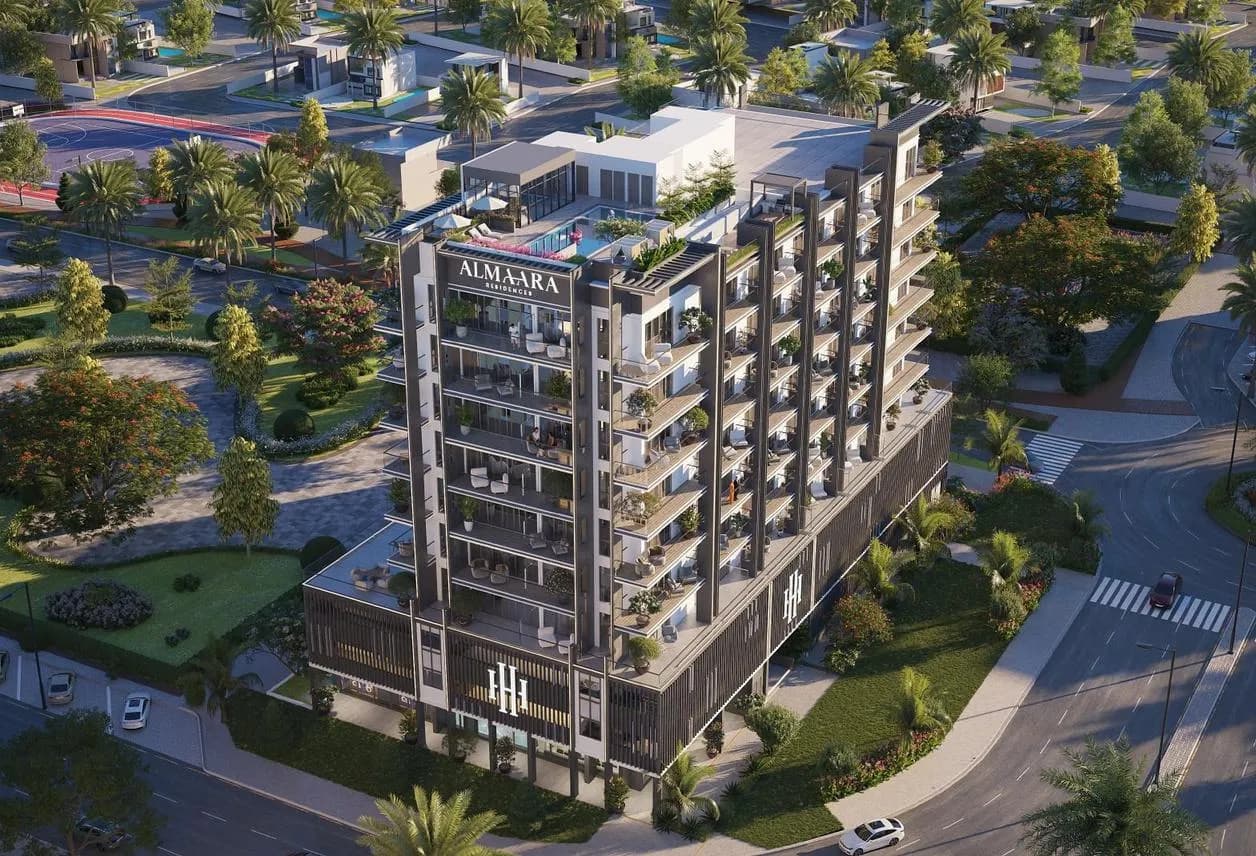 Almaara Residences exterior view - Al Furjan, Dubai - by Hamara Home Development