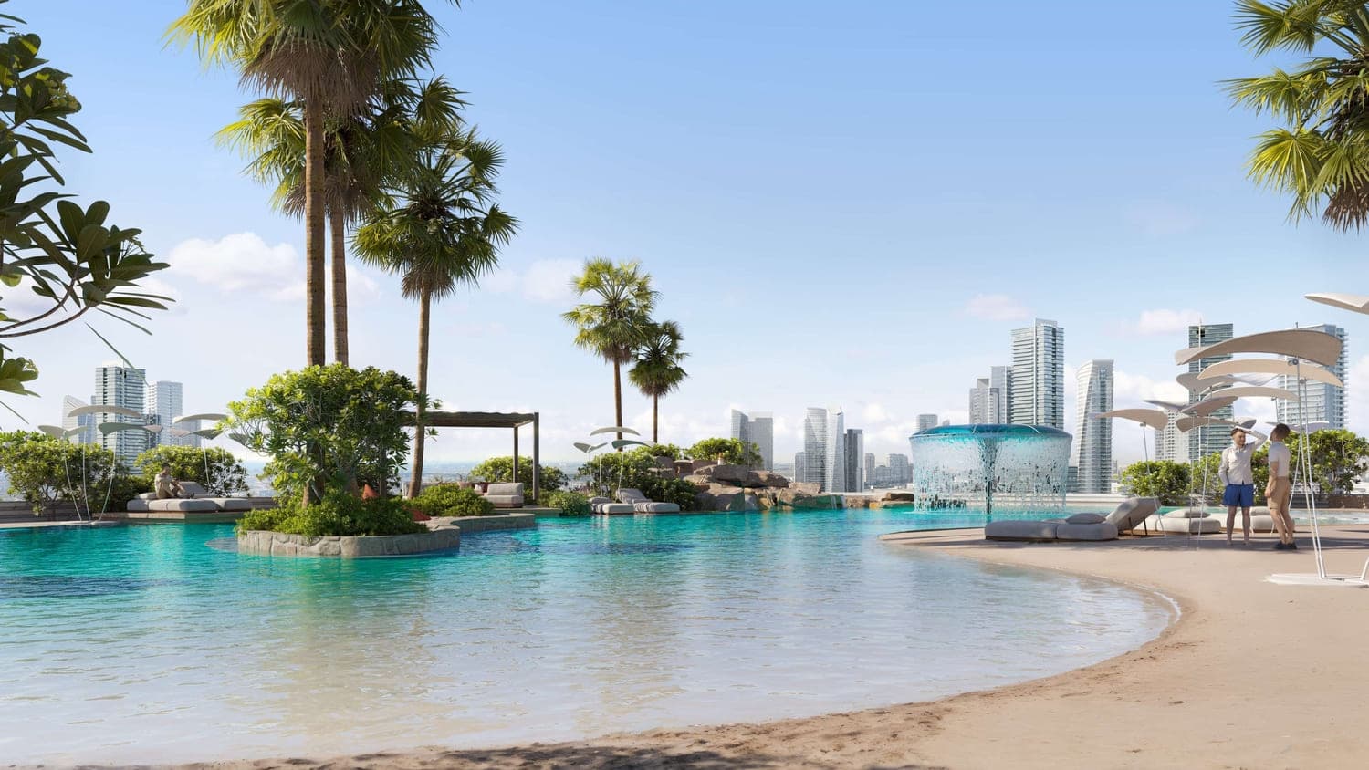 ALTA V1EW amenity Aqua & Sand Oasis in JVC (Jumeirah Village Circle), Dubai, by Object 1