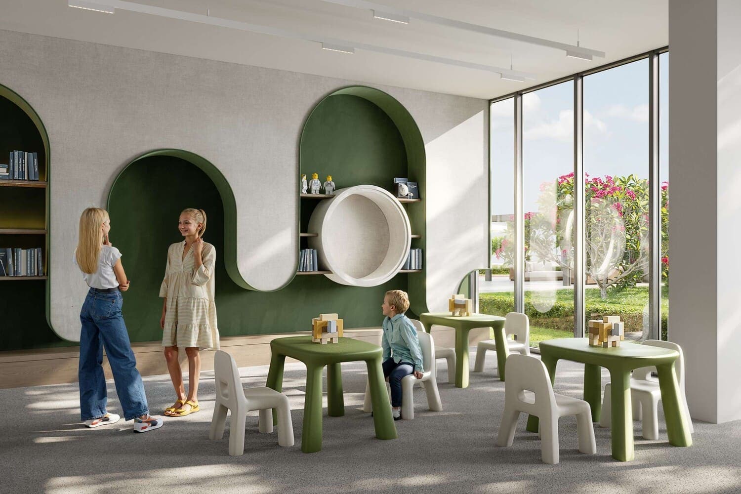 ALTA V1EW amenity Kids Play Room in JVC (Jumeirah Village Circle), Dubai, by Object 1