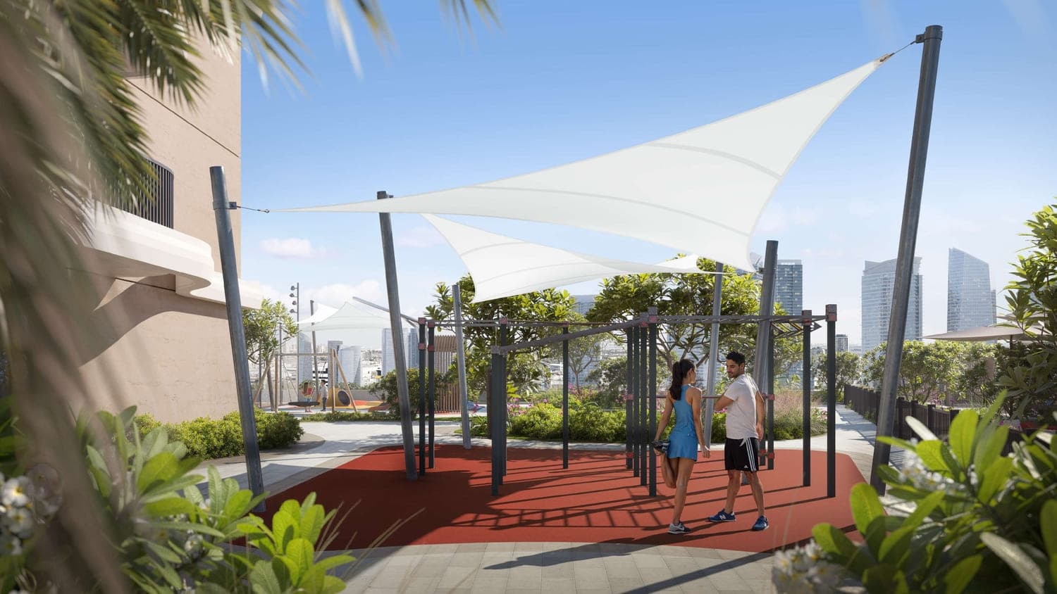 ALTA V1EW amenity Outdoor Cross Fit in JVC (Jumeirah Village Circle), Dubai, by Object 1
