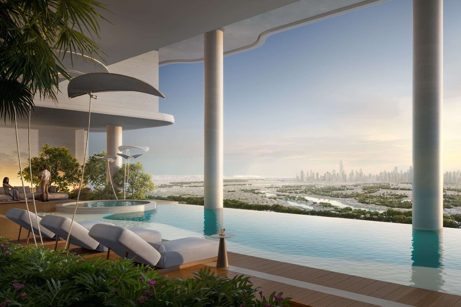 ALTA V1EW amenity Sky Infinity Pool in JVC (Jumeirah Village Circle), Dubai, by Object 1