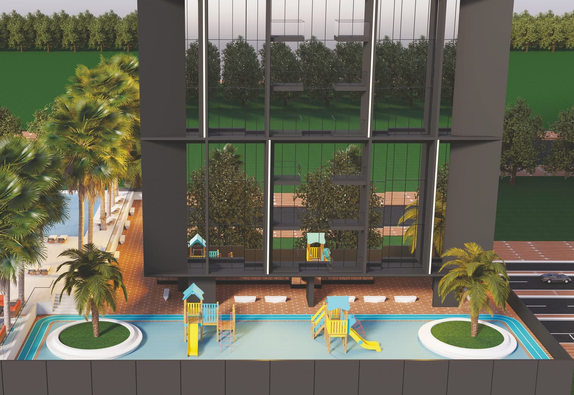 Altai Tower amenity Kids Area in JVT (Jumeirah Village Triangle), Dubai, by Tiger Group