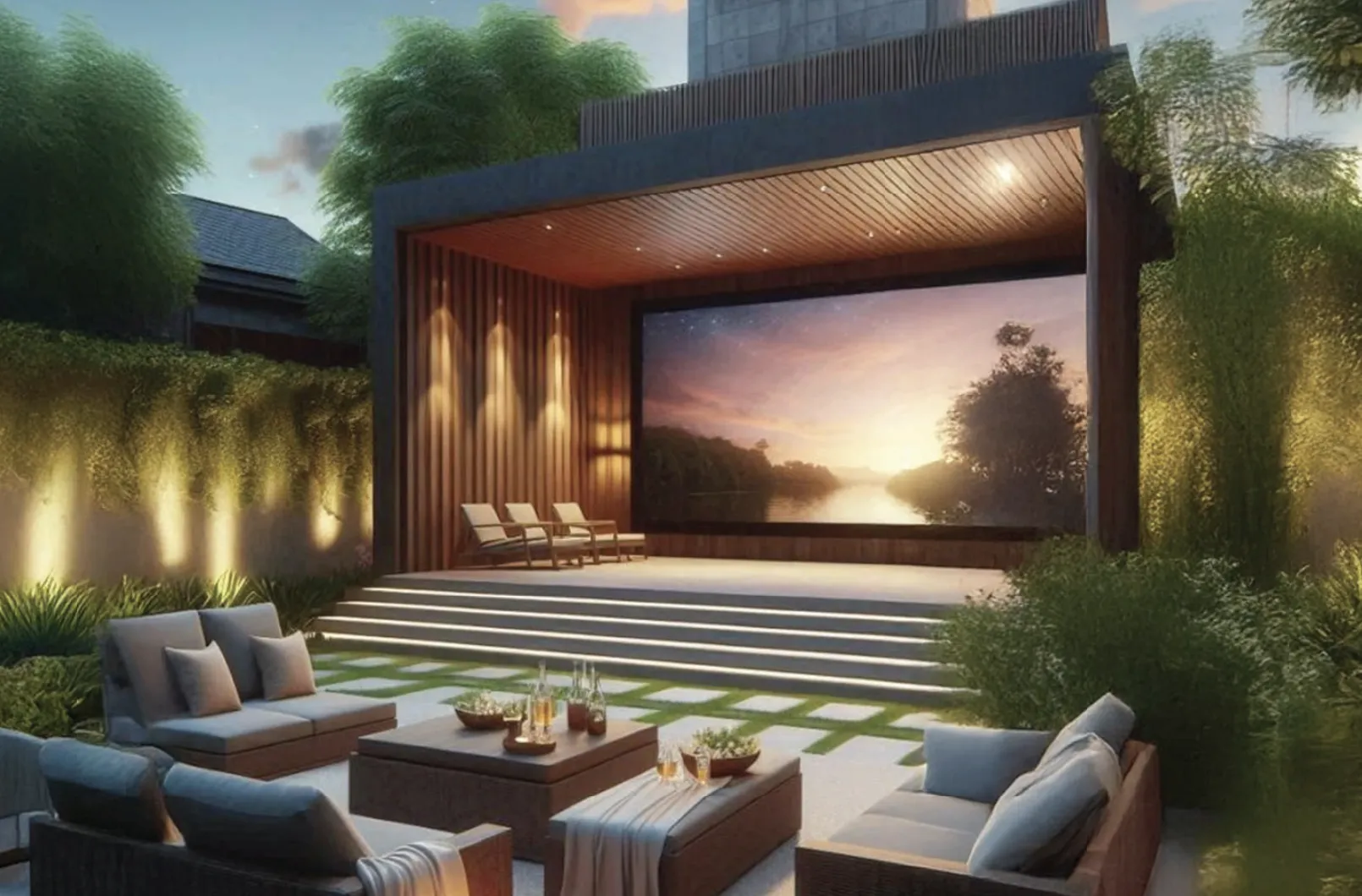 Altair 52 amenity Outdoor Cinema - Dubai South, Dubai - by Acube Abodes Realty