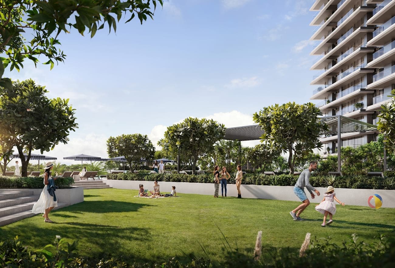 Altan amenity Communal Lawn in Green Gate at Dubai Creek Harbour, Dubai, by Emaar