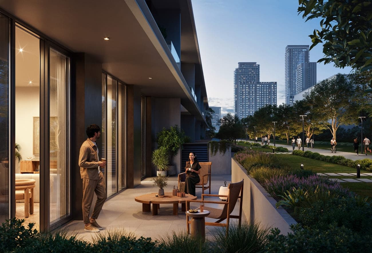 Altan amenity Park-Facing Townhouses in Green Gate at Dubai Creek Harbour, Dubai, by Emaar