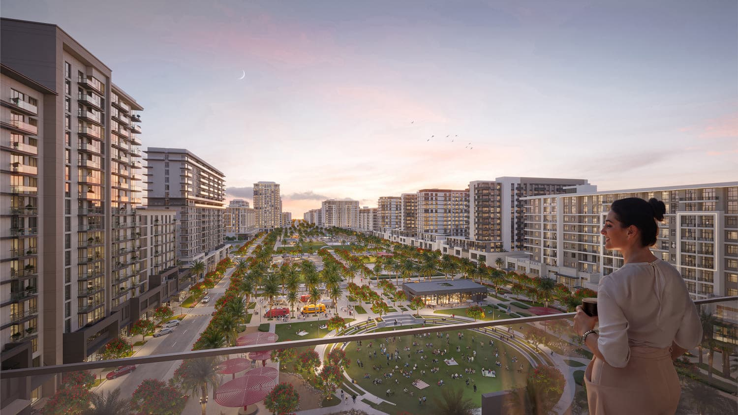Alton amenity Main Park in Town Square, Dubai, by Nshama Group
