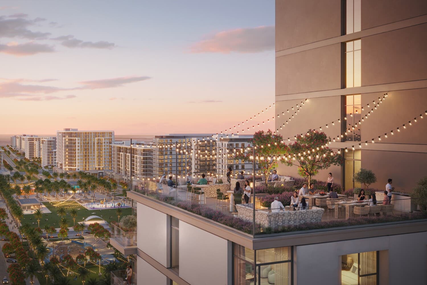 Alton amenity Roof Top Terrace - Town Square, Dubai - by Nshama Group