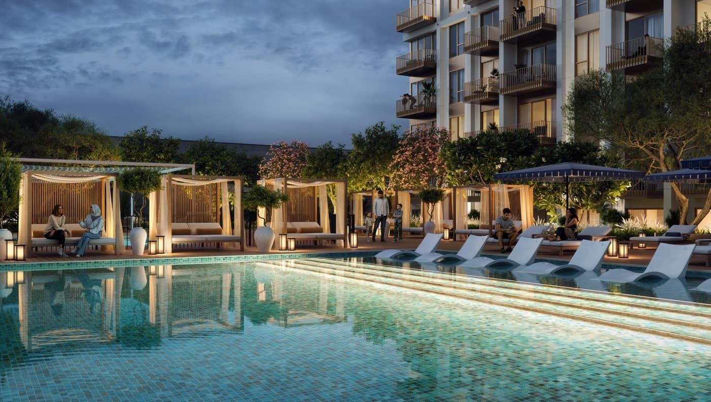 Altus amenity Swimming Pool - Dubai Creek Harbour, Dubai - by Emaar