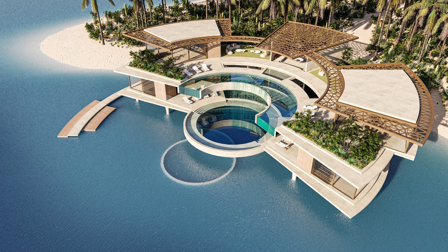 Amali Island amenity Members-Only Clubhouse - World of Islands, Dubai - by Amali Properties
