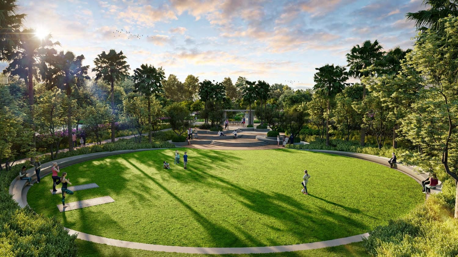 Amara amenity Yoga Area - Tilal Al Ghaf, Dubai - by Majid Al Futtaim