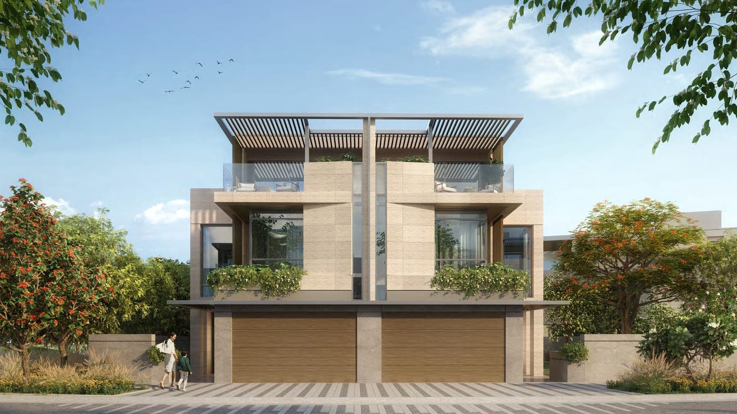 Amara exterior view - Tilal Al Ghaf, Dubai - by Majid Al Futtaim