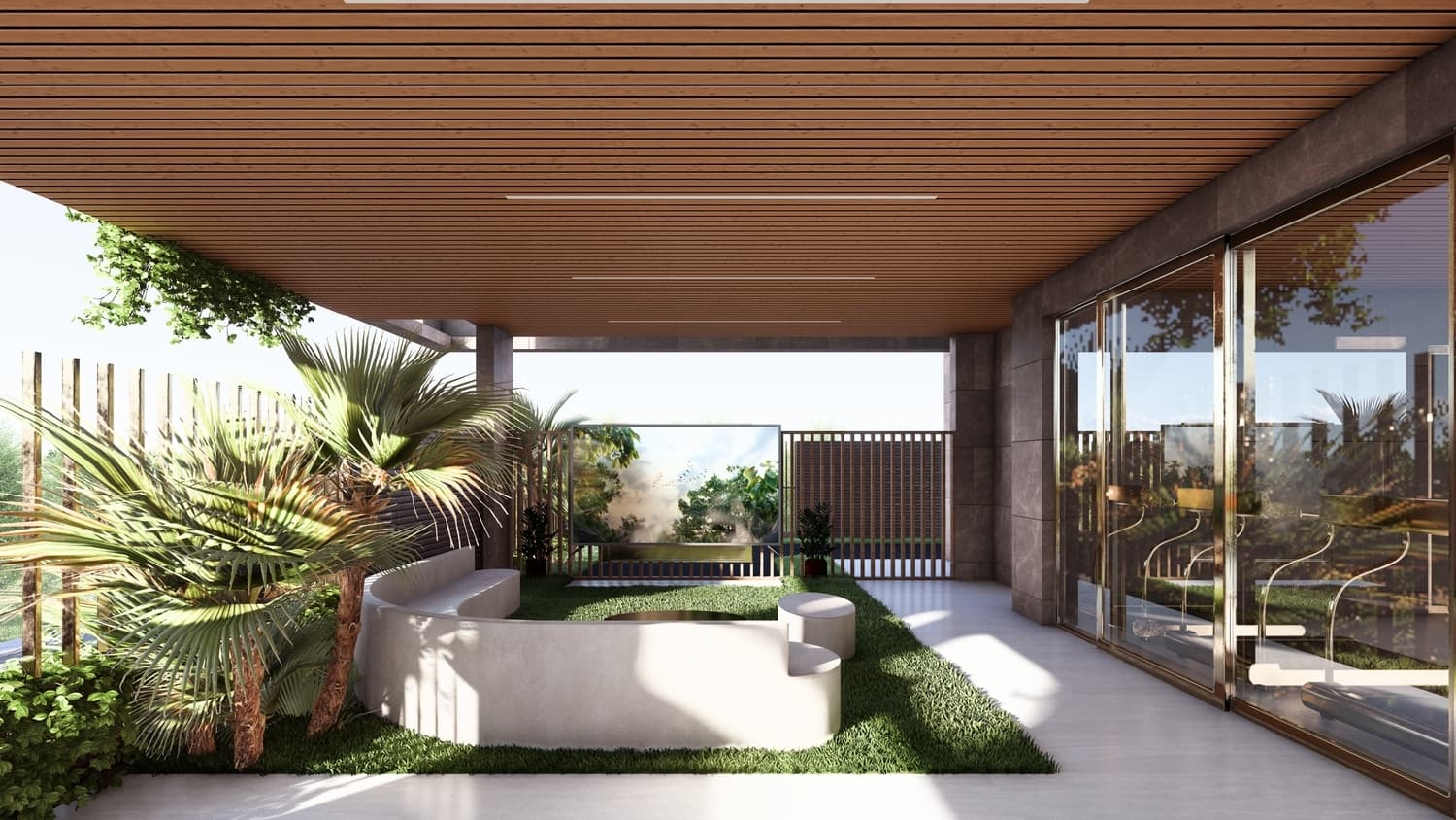 Amazonia Residence amenity Outdoor Cinema in Al Jaddaf Waterfront, Dubai, by Palladium Prime Real Estate Development