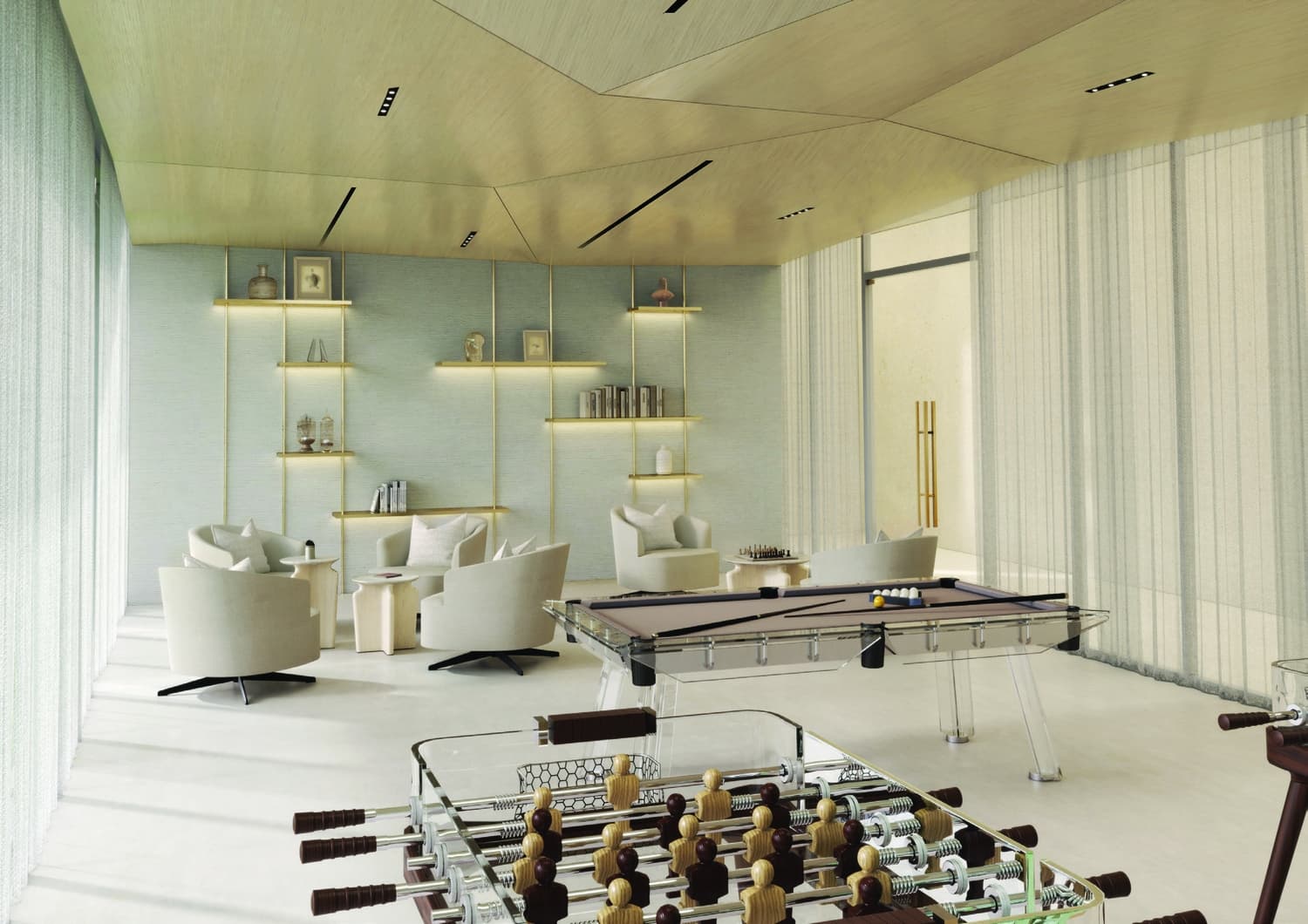 Amazonia Residence amenity Residents’ Lounge & Coworking Space - Al Jaddaf Waterfront, Dubai - by Palladium Prime Real Estate Development