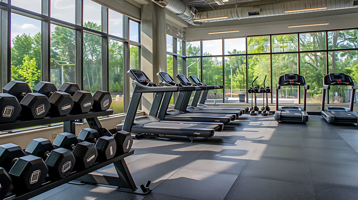 Amer Al Ghurair Residences amenity Gym - Wadi Al Safa 3, Dubai - by Amer Al Ghurair