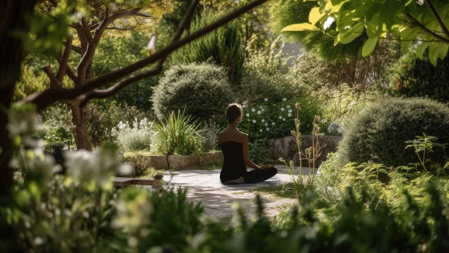 Amer Al Ghurair Residences amenity Yoga Area - Wadi Al Safa 3, Dubai - by Amer Al Ghurair