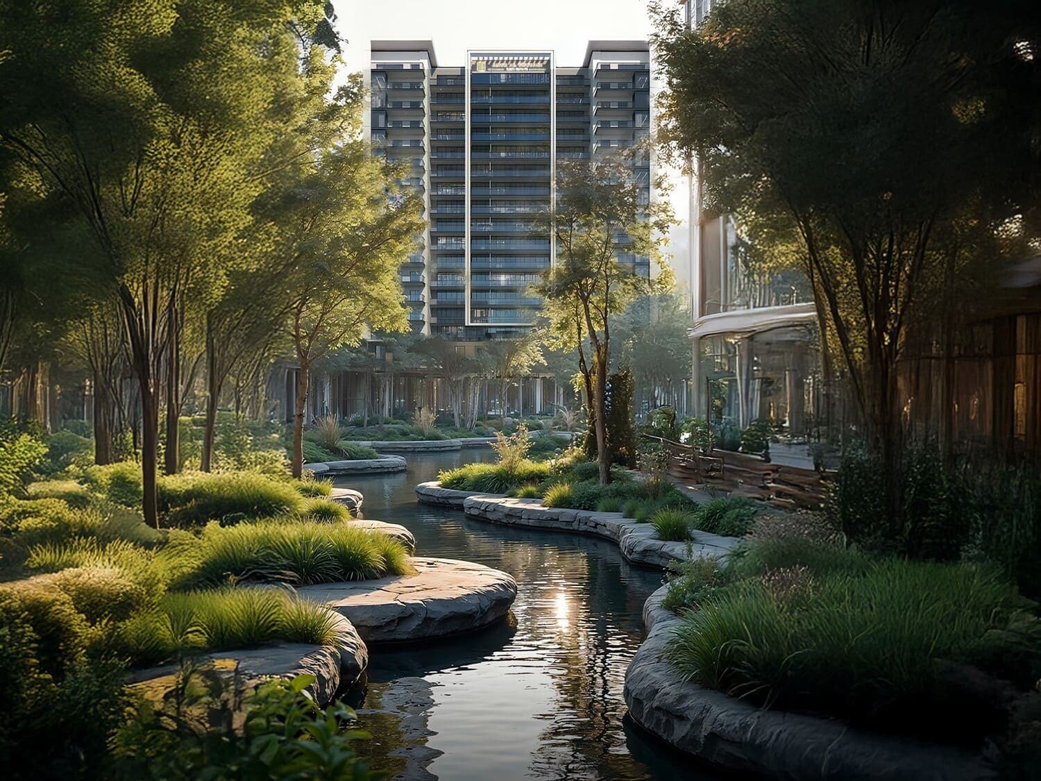 Amer Al Ghurair Residences exterior view - Wadi Al Safa 3, Dubai - by Amer Al Ghurair