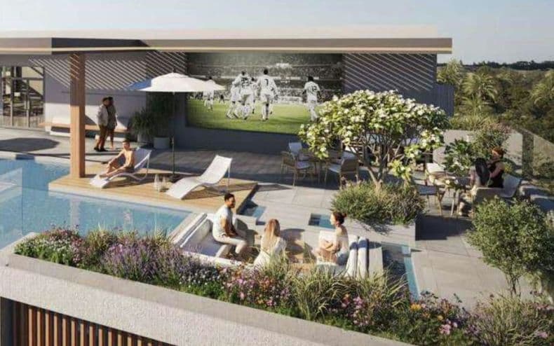 Amethyst by Siroya amenity Outdoor Cinema - Majan, Dubai - by Siroya Ventures Realty