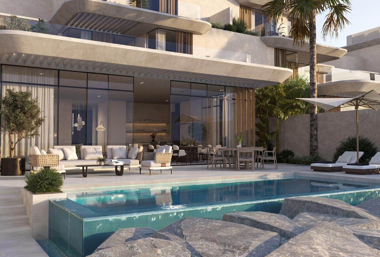 Anantara Mina amenity Infinity Pool At The Villas in Mina Al Arab, Ras Al Khaimah, by RAK Properties