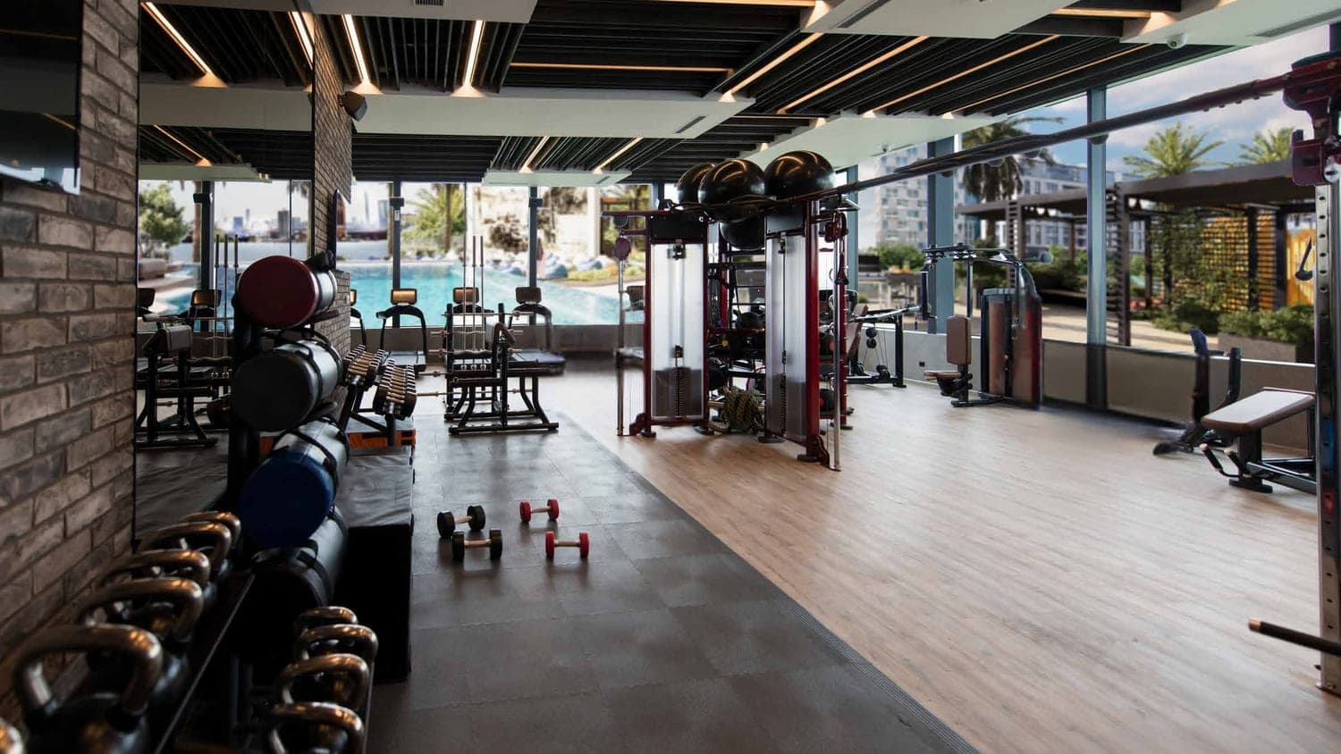 Antalya amenity Indoor Gym - Dubai Sports City, Dubai - by Karma Developers