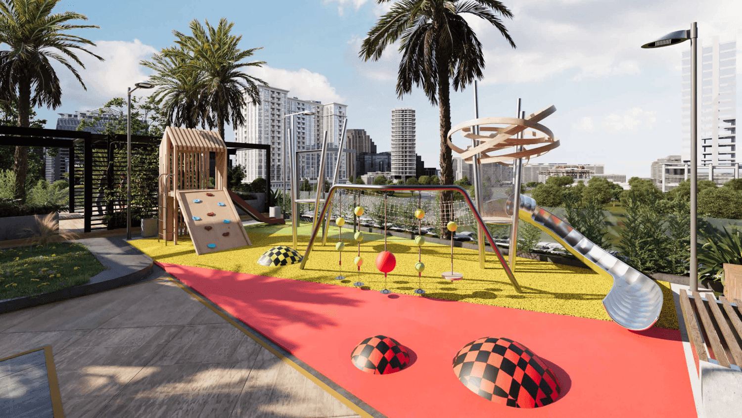 Antalya amenity Kids Playing Area - Dubai Sports City, Dubai - by Karma Developers