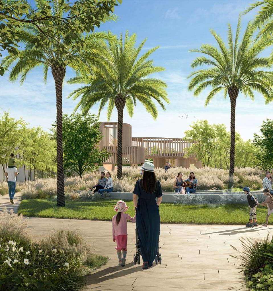 ANYA Townhouses amenity Central Park in Arabian Ranches 3, Dubai, by Emaar