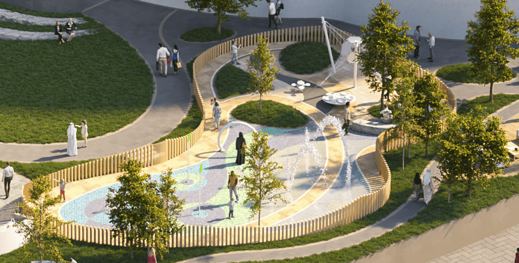 Aqua Arc amenity Kids Play Area - Al Marjan Island, Dubai - by BNW Developments