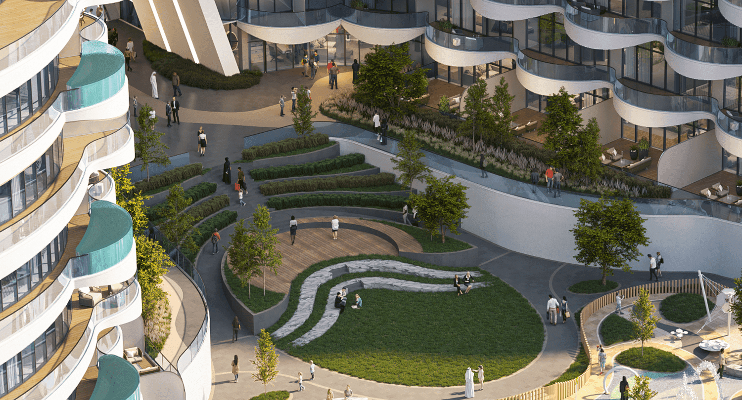 Aqua Arc amenity Recreational Area - Al Marjan Island, Dubai - by BNW Developments