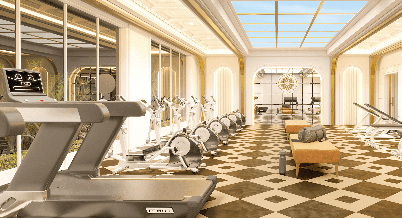 Aqua Dimore amenity Haute Health Sky Gym in Dubai Science Park, Dubai, by Vincitore