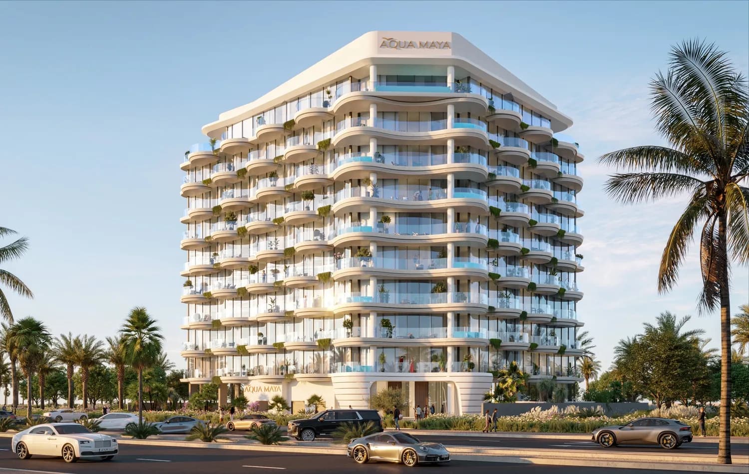 Aqua Maya exterior view - Al Marjan Island, Dubai - by BNW Developments