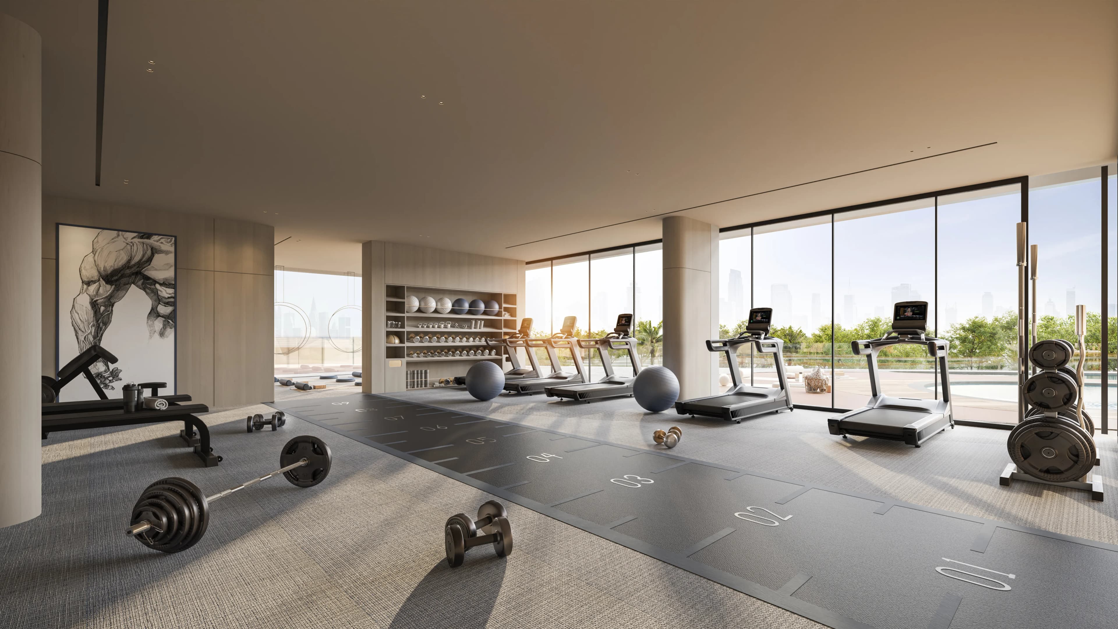 Aquora by Casa Vista Development amenity Fully Equipped Gym - Dubai Islands, Dubai - by Casa Vista Development LLC