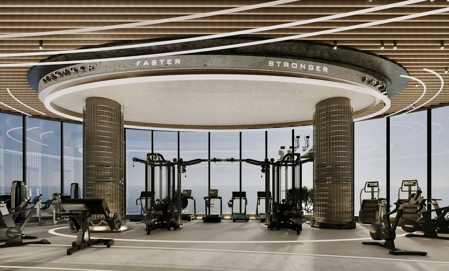 Aquora by Casa Vista Development amenity Panoramic Sea View Gym - Dubai Islands, Dubai - by Casa Vista Development LLC