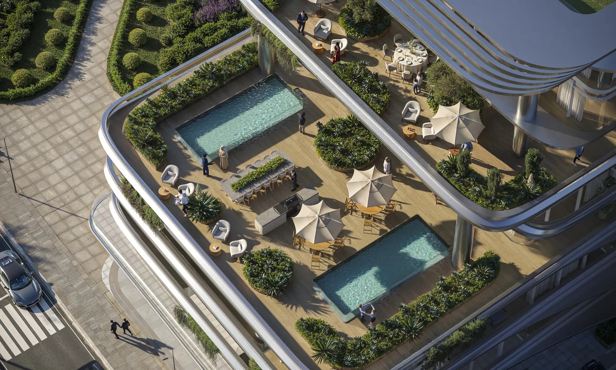 Aquora by Casa Vista Development amenity Rooftop Swimming Pool - Dubai Islands, Dubai - by Casa Vista Development LLC
