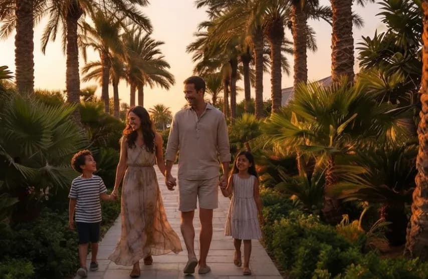 Arabian Hills Estate amenity Walking Area in Al Ain, Abu Dhabi, by Arabian Hills Investment and Real Estate Development