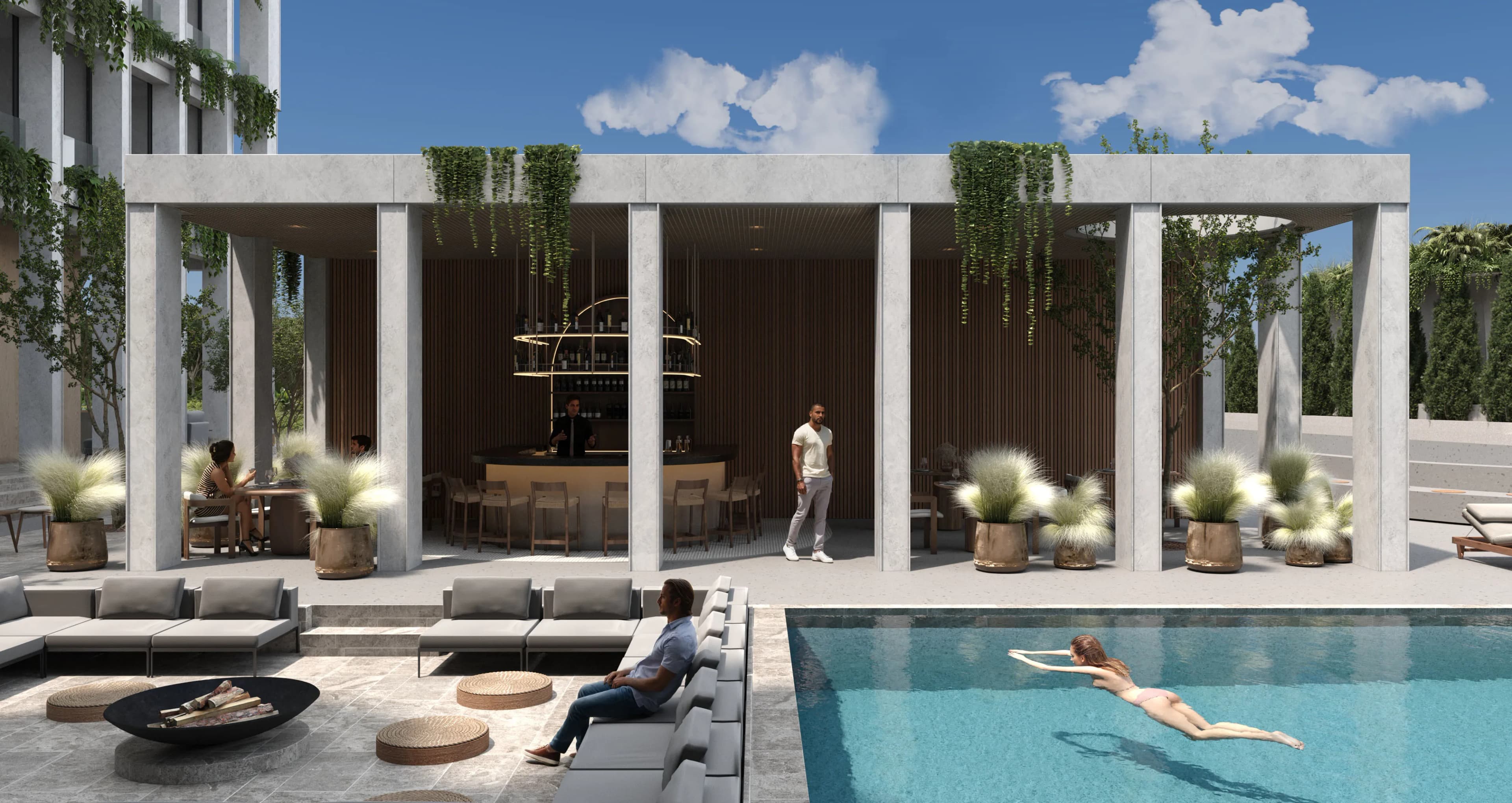 Ardhana Residence Hotel amenity Swimming Pool - Badung, Dubai - by High Quality Construction