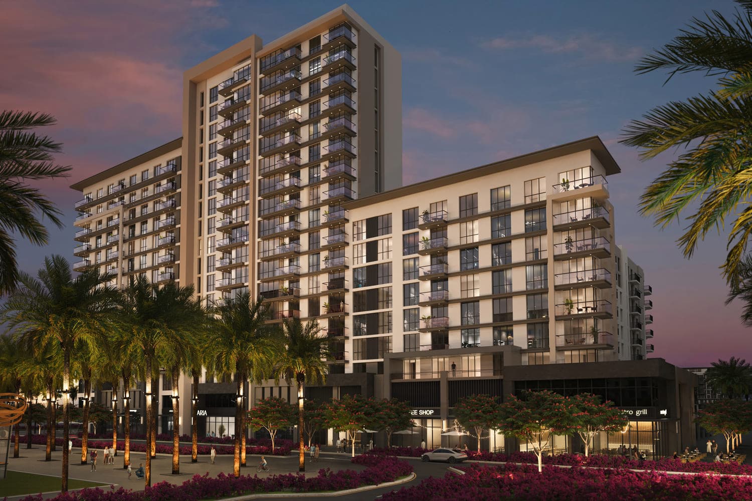 Aria on the Park exterior view - Town Square, Dubai - by Nshama Group