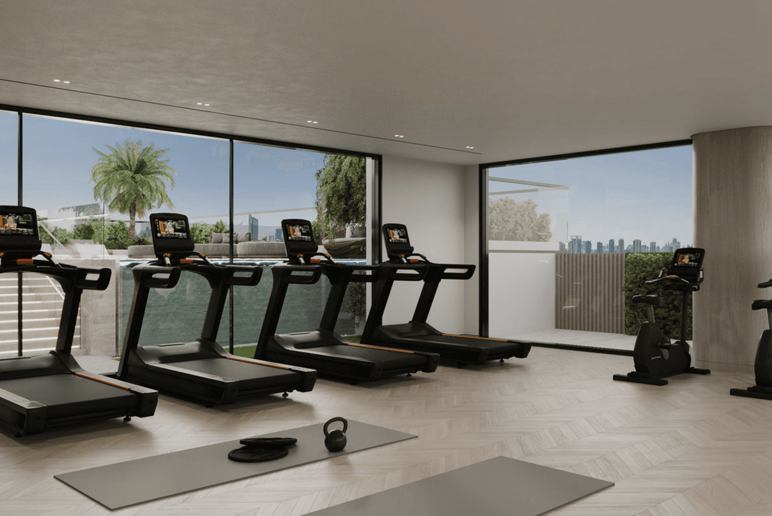 Arib Collection amenity Gym - Dubailand Residence Complex, Dubai - by ARIB Developments