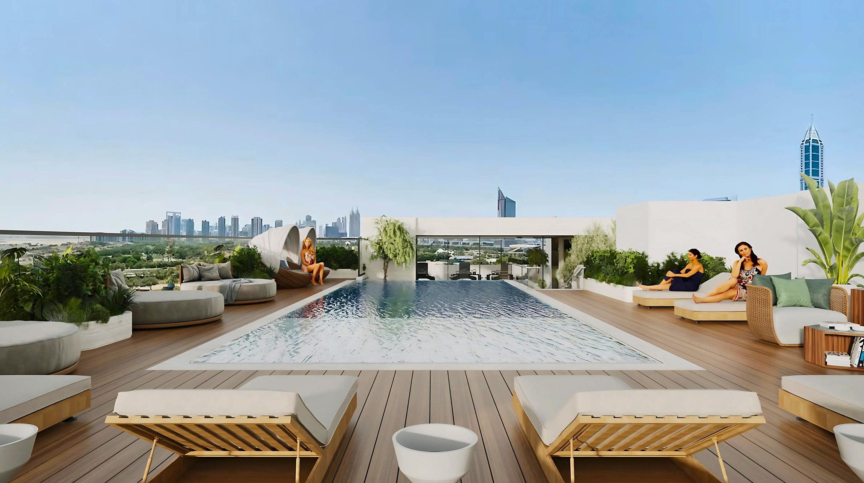 Arib Collection amenity Swimming Pool - Dubailand Residence Complex, Dubai - by ARIB Developments