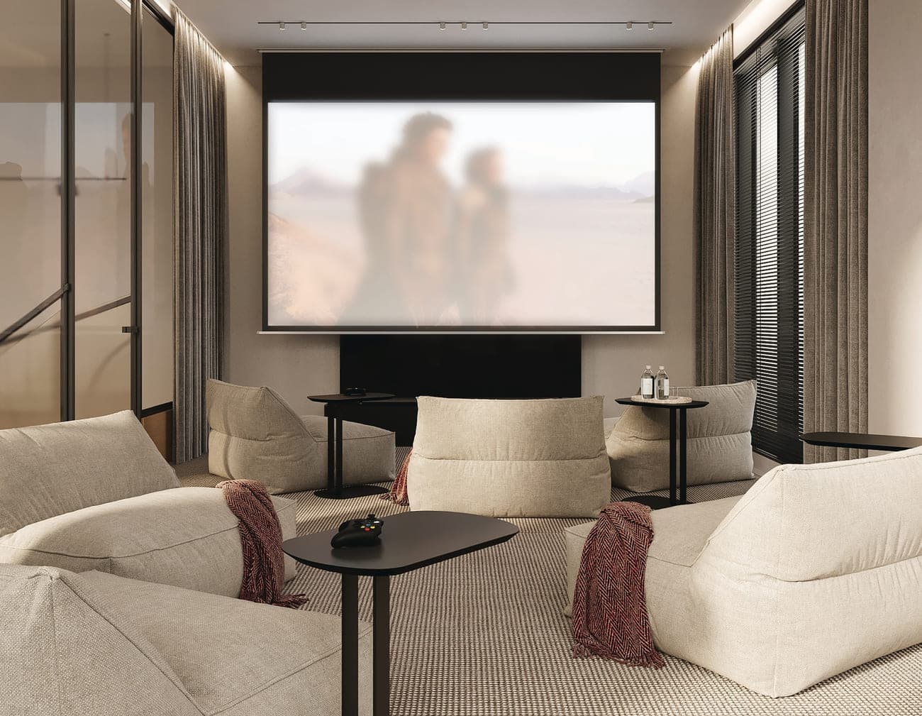 Arisha Terraces amenity Cinema - Dubai Studio City, Dubai - by Qube Development