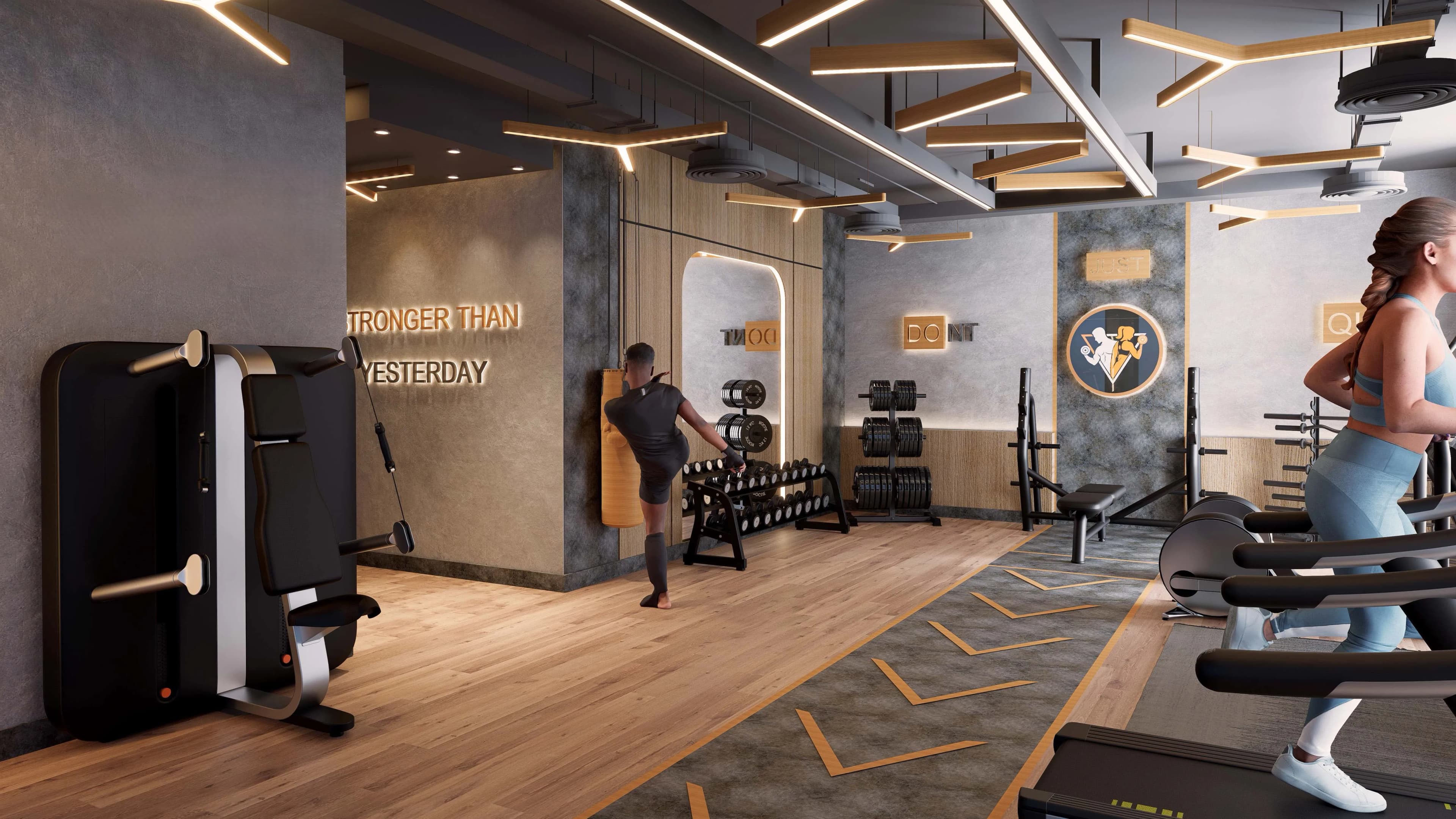 Aristo amenity Gym - Dubai South, Dubai - by OKSA Developer