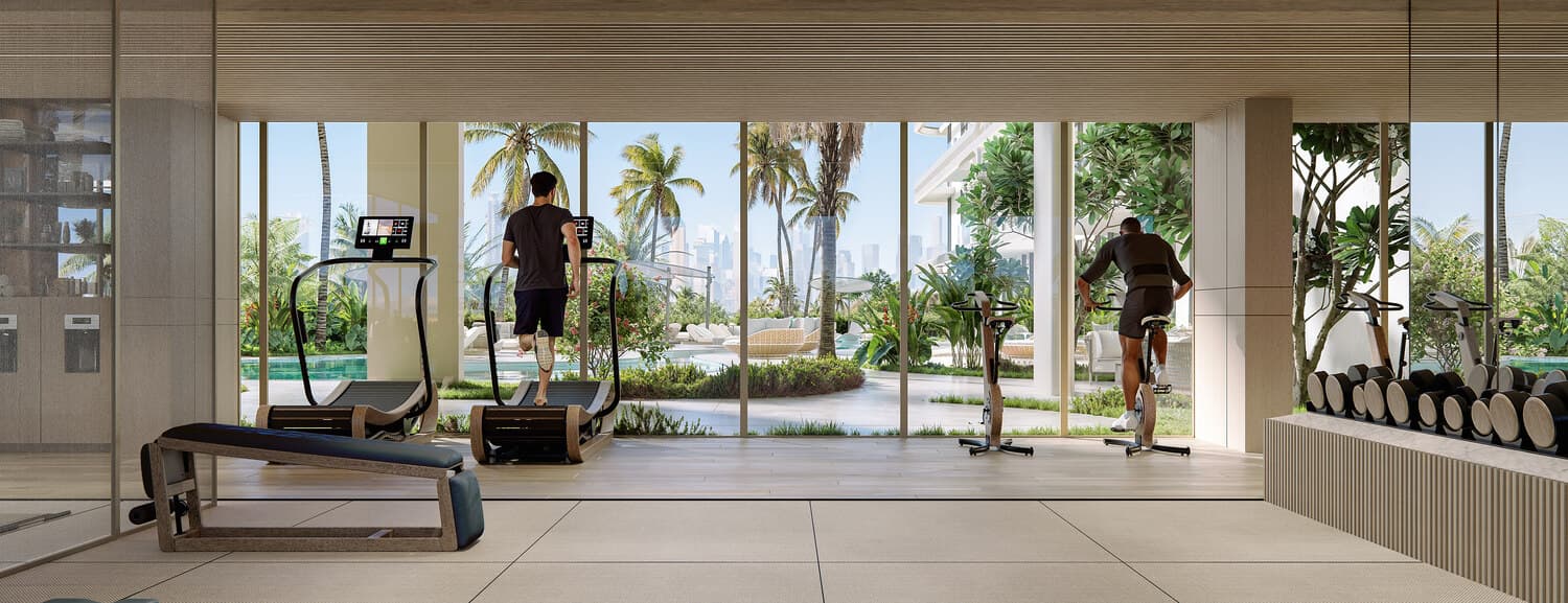 Arka Enclave Residences by Atmosphere Living amenity Gym - Dubai Islands, Dubai - by Manodev Real Estate Development LLC