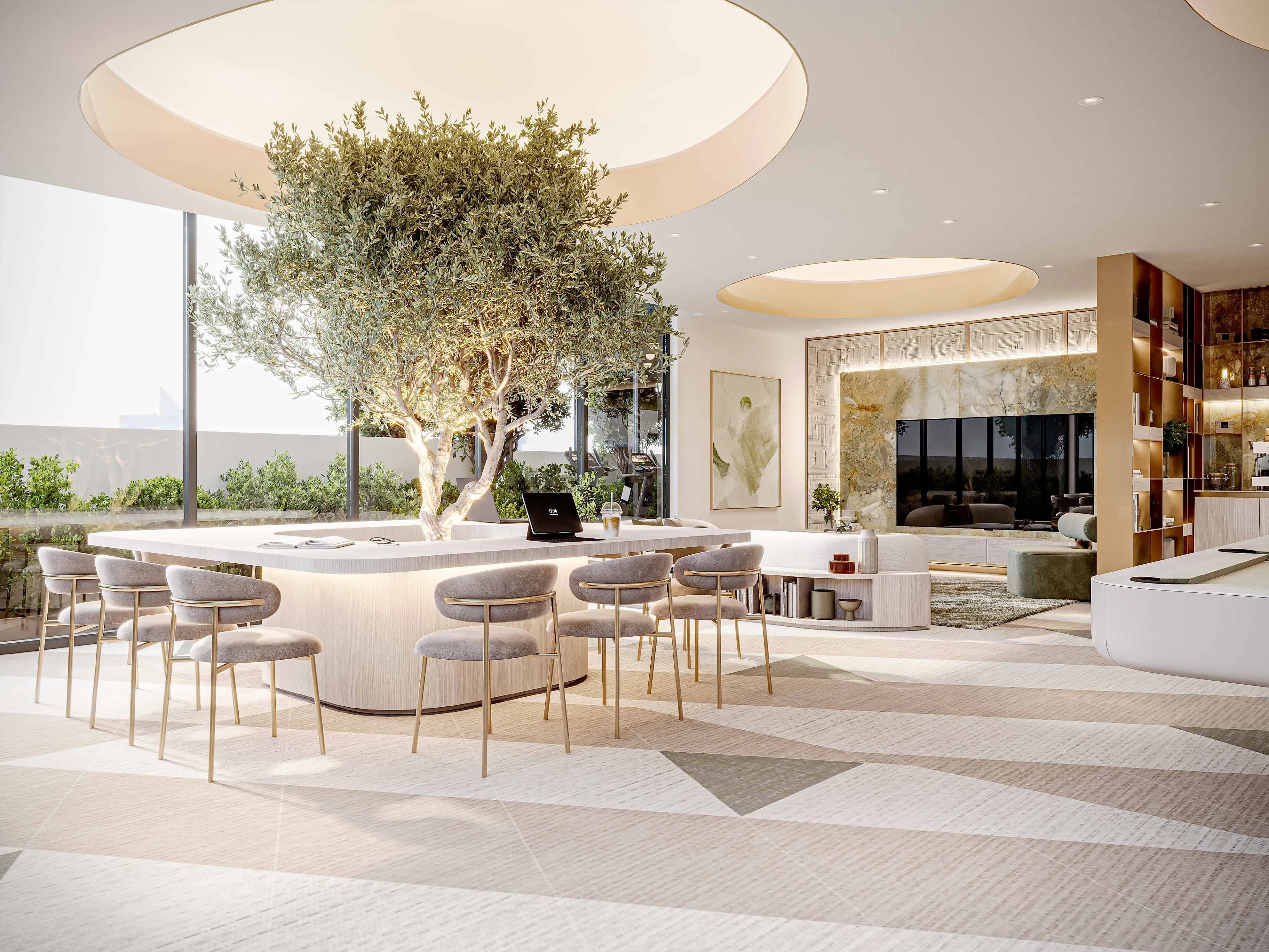 Arlington Park 2 amenity Co-working Space - Dubai Residence Complex, Dubai - by Majid Developments