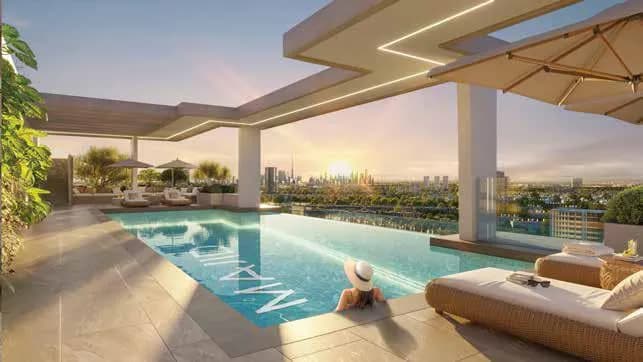 Arlington Park 2 amenity Infinity Pool - Dubai Residence Complex, Dubai - by Majid Developments