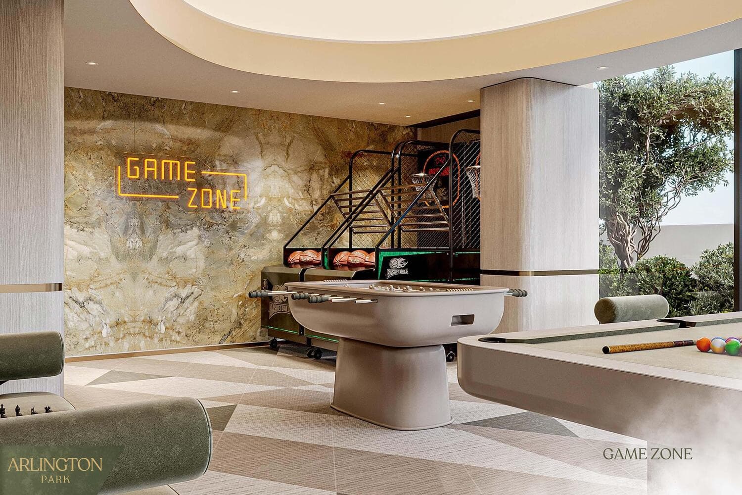 Arlington Park amenity Game Zone - Dubailand Residence Complex, Dubai - by Majid Developments