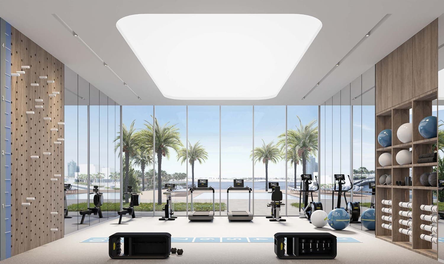 Art Bay amenity Fitness Studio - Al Jaddaf Waterfront, Dubai - by Ellington