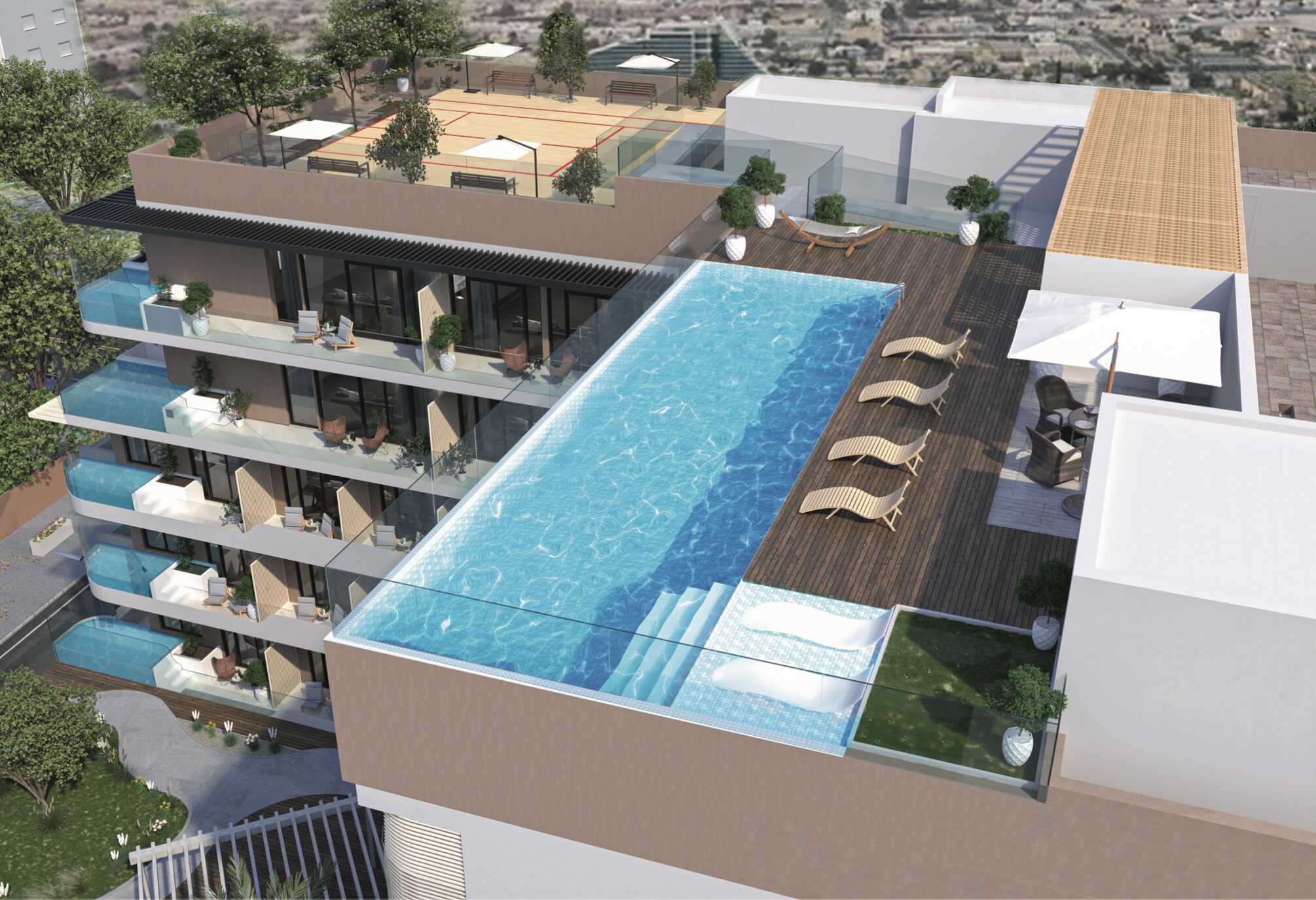 Ashton Park Residences amenity Pool - JVC (Jumeirah Village Circle), Dubai - by MIRFA