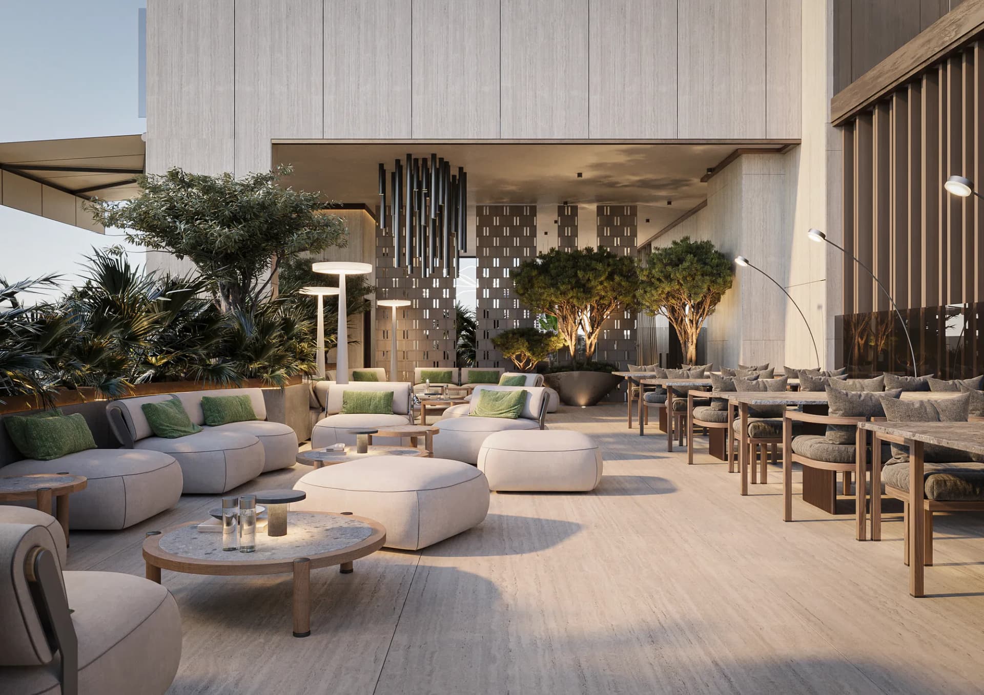 Ashwood Residences amenity Barbecue Area in JVT (Jumeirah Village Triangle), Dubai, by Skyland Properties