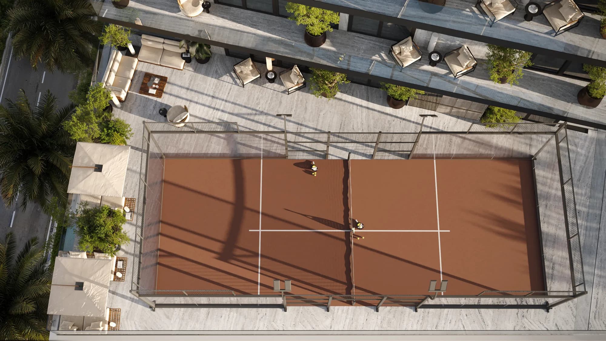 Ashwood Residences amenity Padel Court - JVT (Jumeirah Village Triangle), Dubai - by Skyland Properties