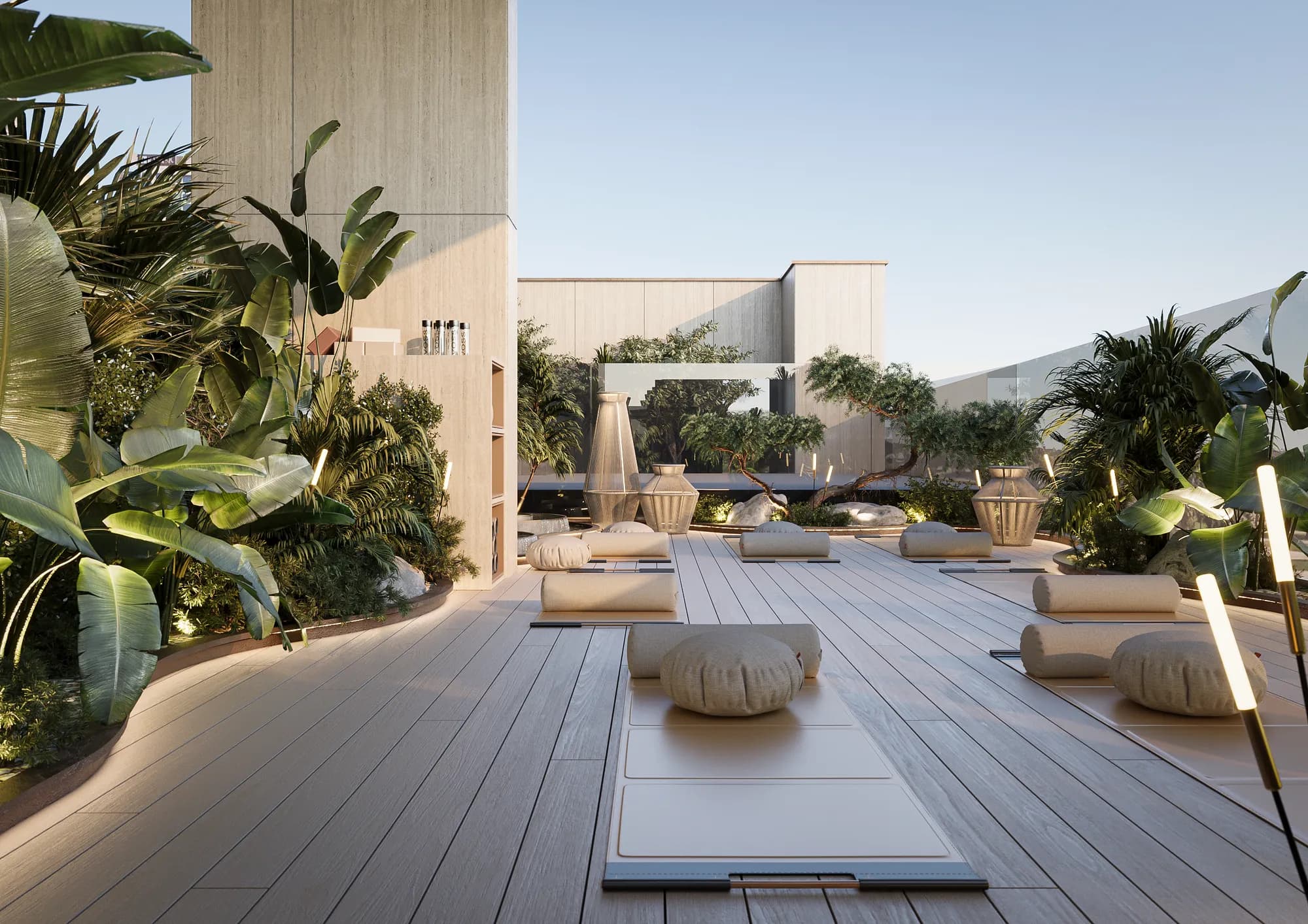 Ashwood Residences amenity Yoga & Meditation Area - JVT (Jumeirah Village Triangle), Dubai - by Skyland Properties